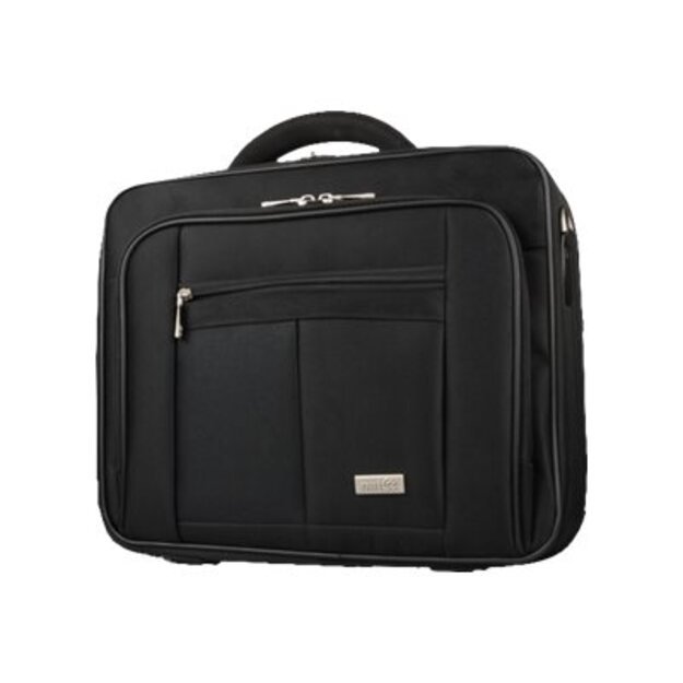 Nešiojamo kompiuterio krepšys NATEC NTO-0392 Natec Laptop Bag BOXER Black15,6 Anti-Shock System
