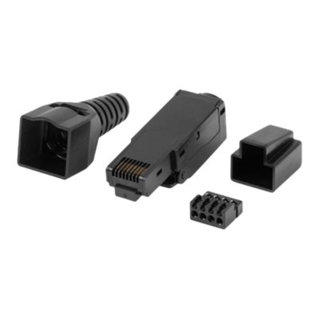 Modulinis kištukas tinklo kabeliui LANBERG RJ-45 utp cat6 plug 8P8C tool-less