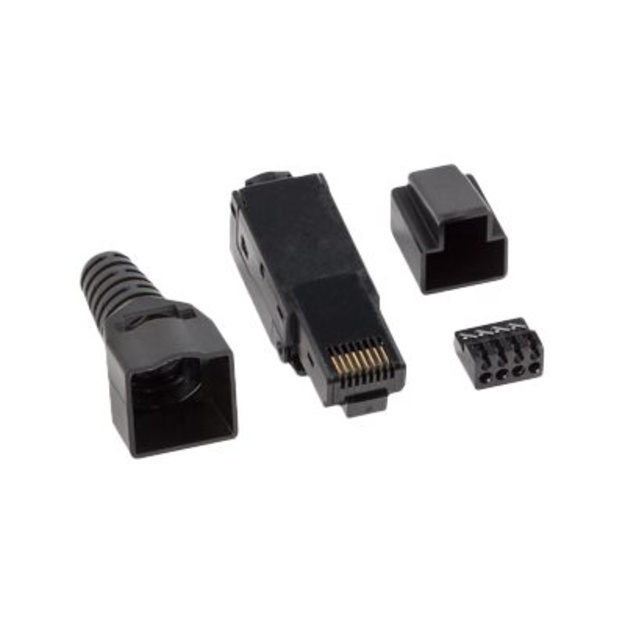 Modulinis kištukas tinklo kabeliui LANBERG RJ-45 utp cat6 plug 8P8C tool-less