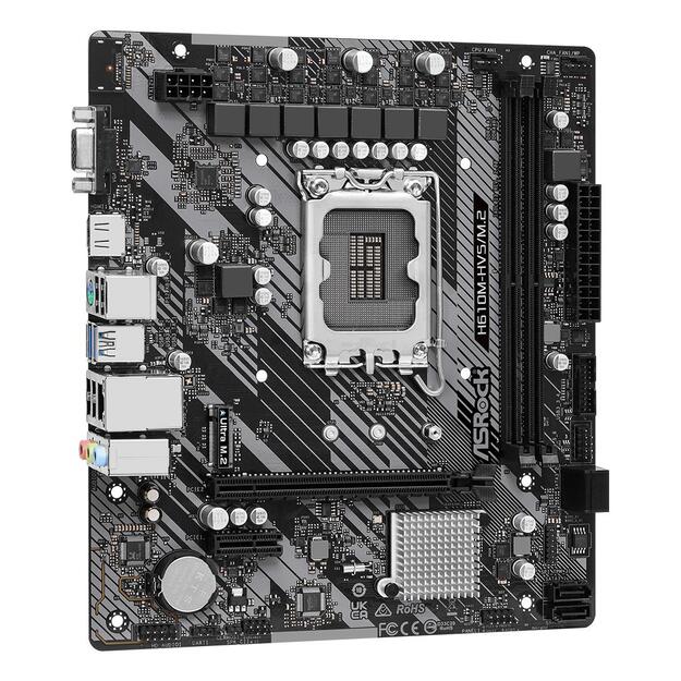 Pagrindinė plokštė MB H610 S1700 MATX/H610M-HVS/M.2 R2.0 ASROCK 7