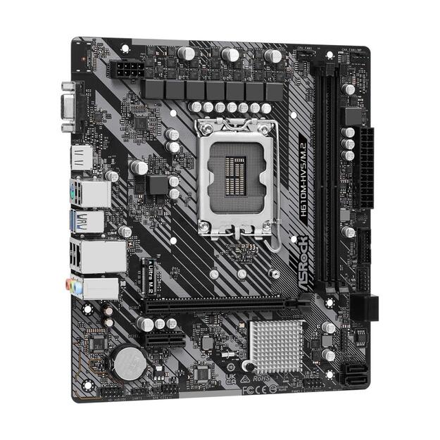 MB H610 S1700 MATX/H610M-HVS/M.2 R2.0 ASROCK