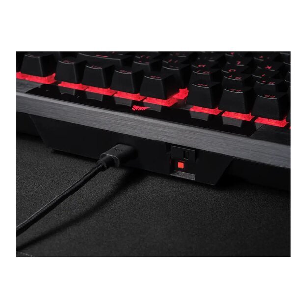 CORSAIR K70 RGB PRO Optical-Mechanical Gaming Keyboard Backlit RGB LED CORSAIR OPX Black PBT Keycaps