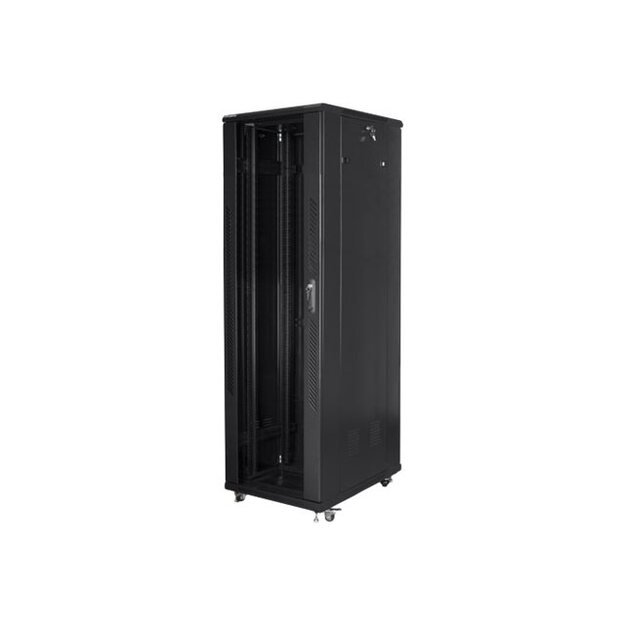 LANBERG rack cabinet 19inch free-standing 42U/600x1000 self-assembly flat pack black