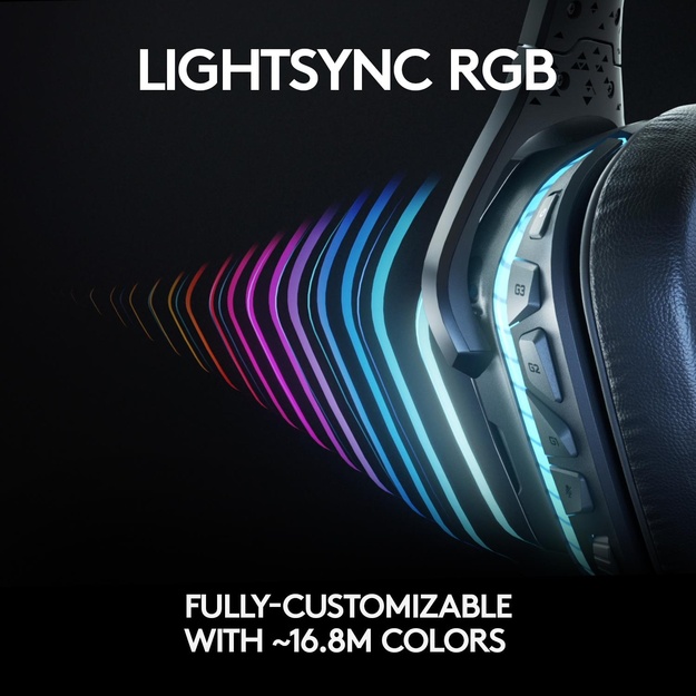 Ausinės HEADSET GAMING G935/981-000744 LOGITECH