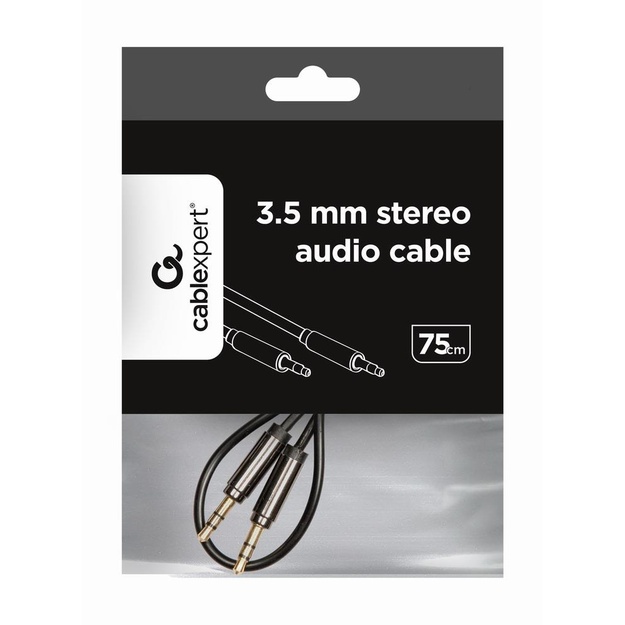 Audio kabelis CABLE AUDIO 3.5MM 0.75M/CCAP-444-0.75M GEMBIRD