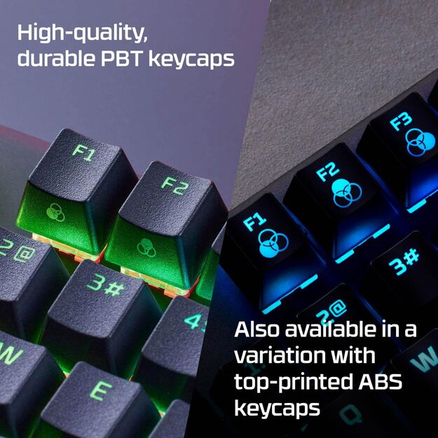 Klaviatūra laidinė ALLOY ORIGINS CORE/PBT HX BLUE 639N8AA#ABA HYPERX