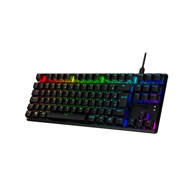 Klaviatūra laidinė ALLOY ORIGINS CORE/PBT HX BLUE 639N8AA#ABA HYPERX