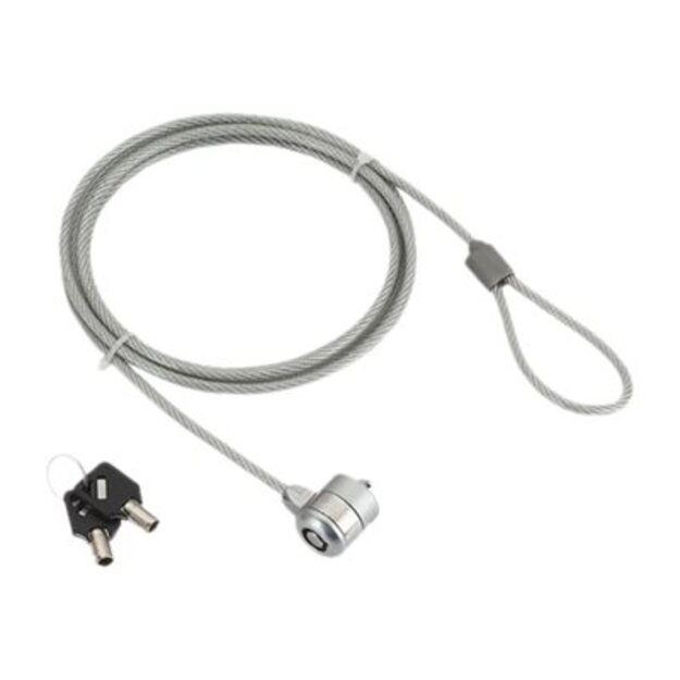 GEMBIRD LK-K-01 Gembird Cable lock for notebooks (key lock), 1.8m