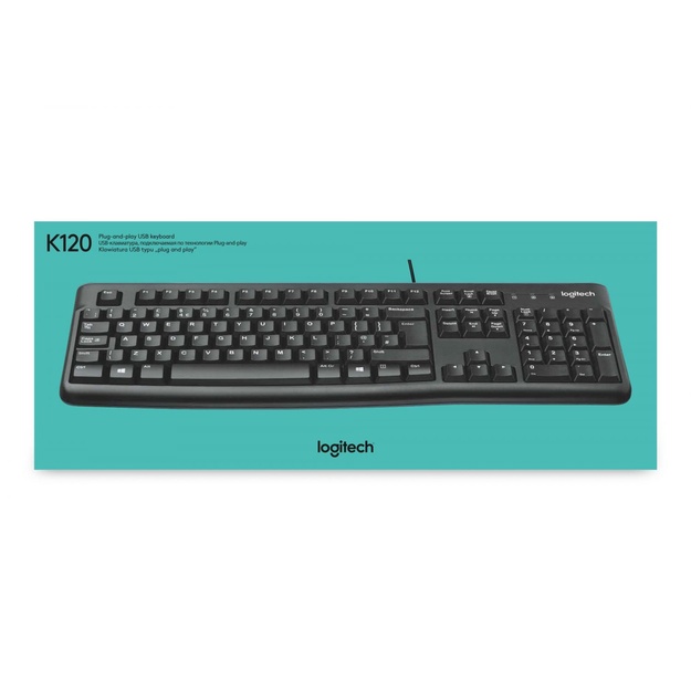 Klaviatūra laidinė K120 USB US/920-002479 LOGITECH