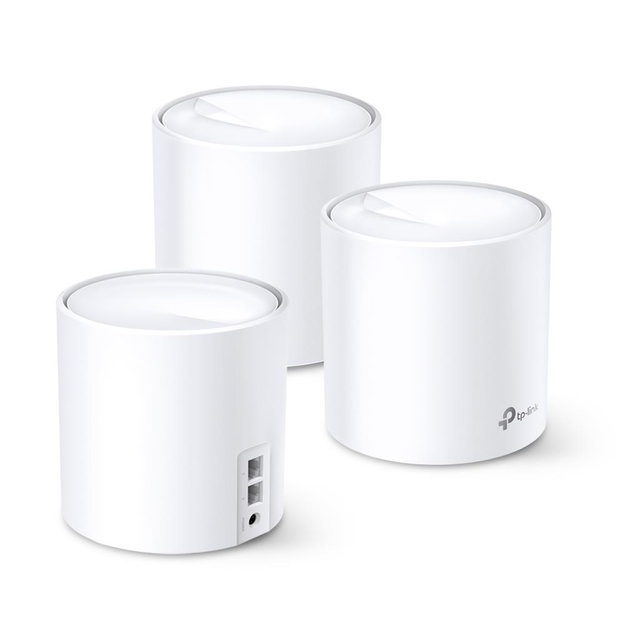 Namų bevielio Mesh tinklo sistema TP-LINK 3-pack 3000Mbps 2x10/100/1000M DECOX60(3-PACK)