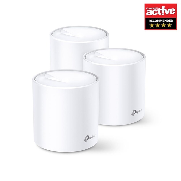 Namų bevielio Mesh tinklo sistema TP-LINK 3-pack 3000Mbps 2x10/100/1000M DECOX60(3-PACK)