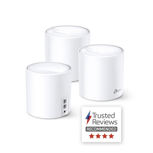 Namų bevielio Mesh tinklo sistema TP-LINK 3-pack 3000Mbps 2x10/100/1000M DECOX60(3-PACK)