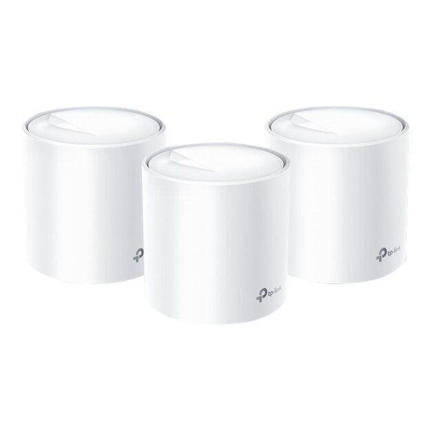 Namų bevielio Mesh tinklo sistema TP-LINK 3-pack 3000Mbps 2x10/100/1000M DECOX60(3-PACK)