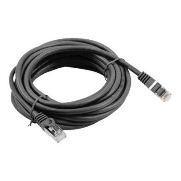 Patch kabelis LANBERG PCF6-10CC-0500-BK RJ45 cat.6 FTP 5m Black