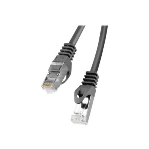 Patch kabelis LANBERG PCF6-10CC-0500-BK RJ45 cat.6 FTP 5m Black