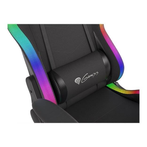 Žaidimų kėdė NATEC Genesis gaming chair Trit 500 RGB black