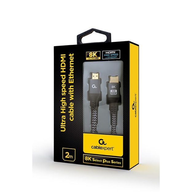 Vaizdo kabelis HDMI-HDMI 8K 2M SELECT/PLUS CCB-HDMI8K-2M GEMBIRD