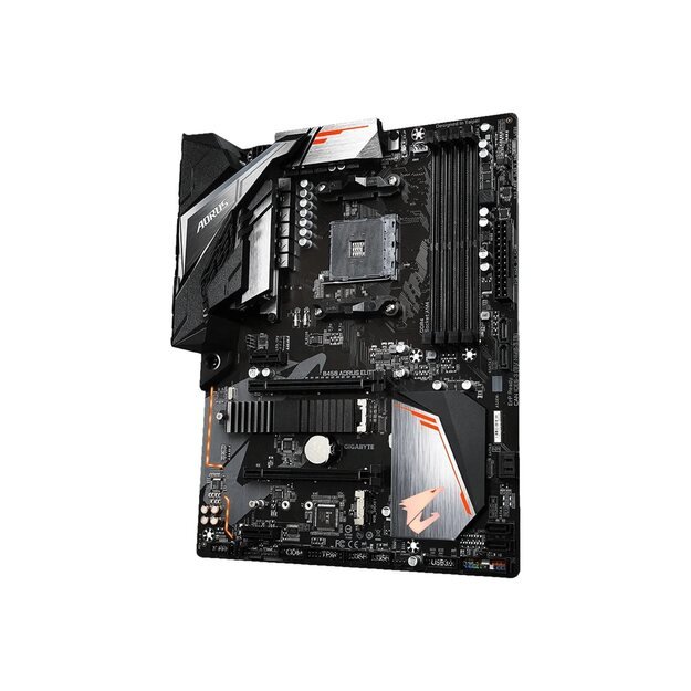 Pagrindinė plokštė GIGABYTE B450 AORUS ELITE V2 AM4 DDR4 2xM.2 6xSATA ATX MB