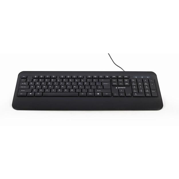 Klaviatūra laidinė MULTIMEDIA USB ENG/BLACK KB-UML-03 GEMBIRD 7