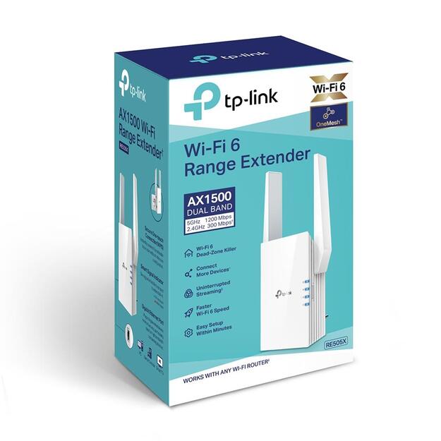 Belaidžio ryšio stiprintuvas 1500MBPS RE505X TP-LINK 7