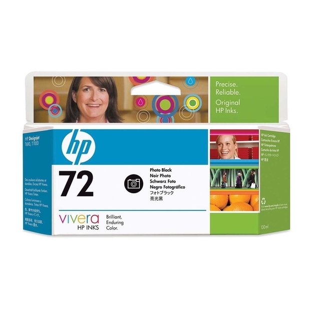 HP 72 ink black photo Vivera 130ml DesignJet T1100 T610 T620 T770 T1200