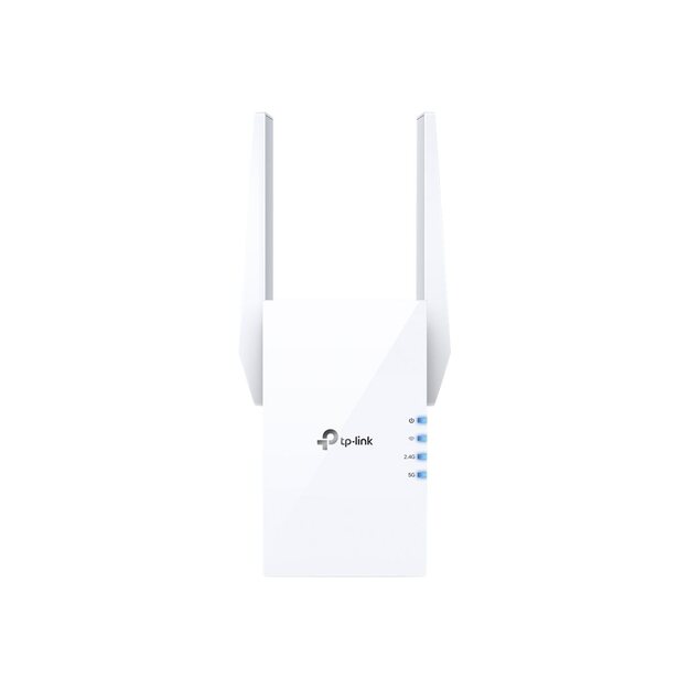 Belaidžio ryšio stiprintuvas TP-LINK RE605X AX1800 Wi-Fi 6 Broadcom Quad-core 2x ext. antennas MU-MIMO