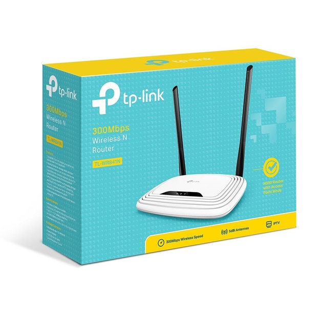 Maršrutizatorius TP-LINK 300Mbps 1 WAN 4x10 100M DHCP TL-WR841N