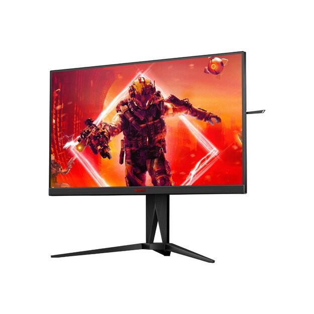 Monitorius AOC AG275QXN/EU 27inch AGON-series QHD 165Hz VA monitor 2560x1440 16:9 1ms 400cd/m2 USB Hub HAS HDR400 Gmenu