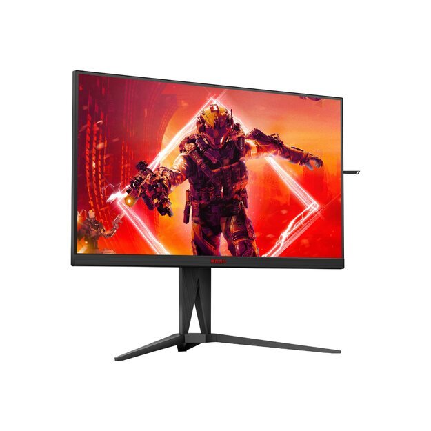 Monitorius AOC AG275QXN/EU 27inch AGON-series QHD 165Hz VA monitor 2560x1440 16:9 1ms 400cd/m2 USB Hub HAS HDR400 Gmenu