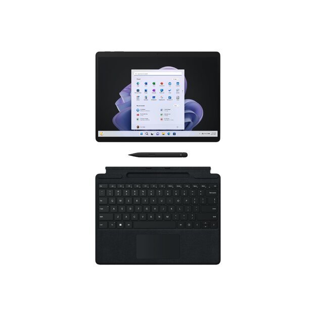 Nešiojamas kompiuteris MS Surface Pro 9 Intel Core i5-1235U 13inch 16GB 256GB UMA W11H CEE EM Graphite