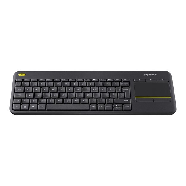 Belaidė klaviatūra LOGITECH Wireless Touch K400 Plus - INT BLACK