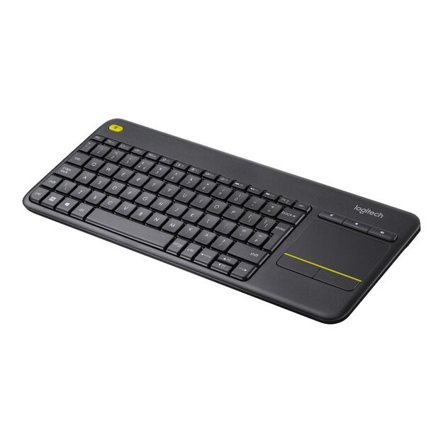 Belaidė klaviatūra LOGITECH Wireless Touch K400 Plus - INT BLACK 36