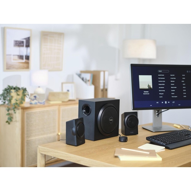 Kolonėlės Speaker|TRUST|1xAudio-In|Black|23696