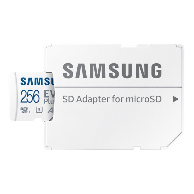 Atminties kortelė SAMSUNG EVO PLUS microSD 256GB Class10 Read up to 130MB/s