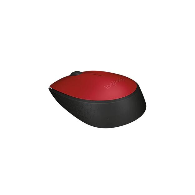 Kompiuterinė pelė belaidė LOGITECH M171 RED 11