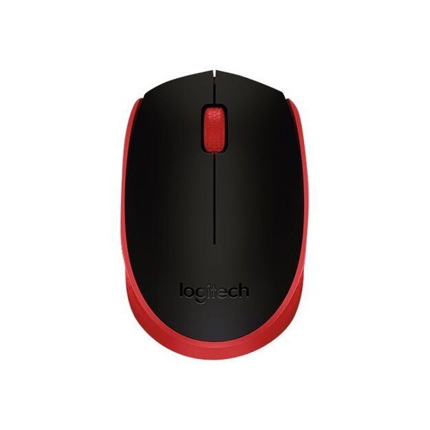 Kompiuterinė pelė belaidė LOGITECH M171 RED 13