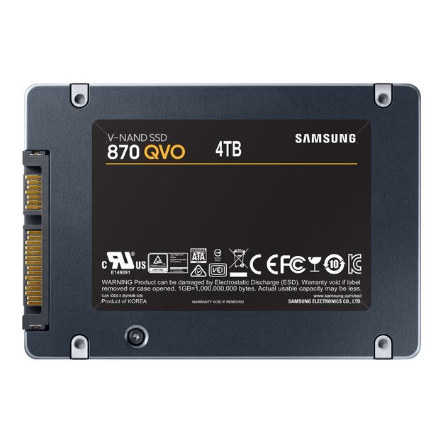 Kietasis diskas (SSD) vidinis SAMSUNG 870 QVO SSD 4TB SATA 2.5inch
