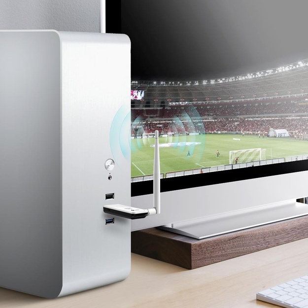 USB belaidžio tinklo Wi-Fi adapteris 150MBPS HIGH GAIN TL-WN722N TP-LINK
