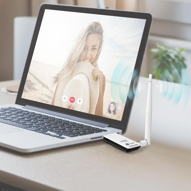 USB belaidžio tinklo Wi-Fi adapteris 150MBPS HIGH GAIN TL-WN722N TP-LINK