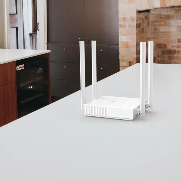 Maršrutizatorius TP-LINK 750Mbps 1 WAN 4x10 100M antennas 4 ARCHERC24