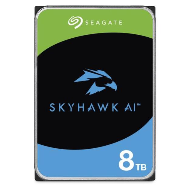 Kietasis diskas vidinis HDD|SEAGATE|SkyHawk|8TB|SATA 3.0|256 MB|7200 rpm|3,5 |ST8000VE001