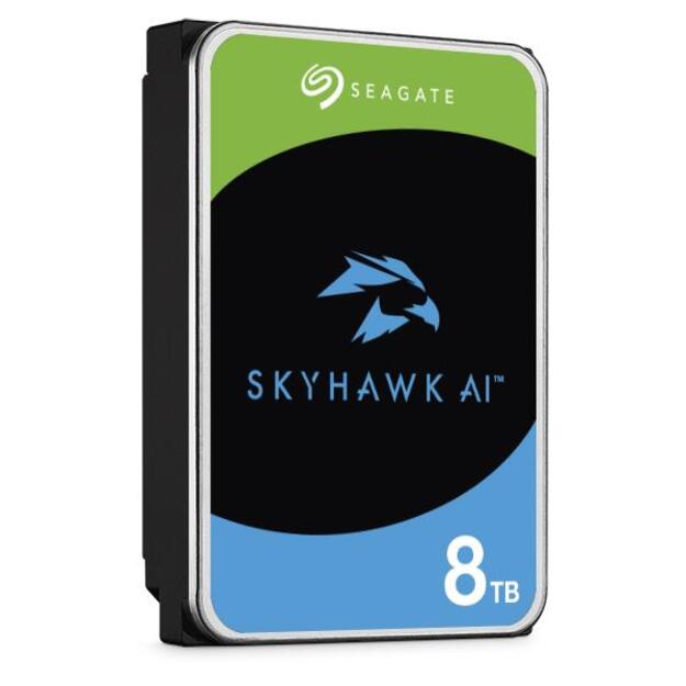 Kietasis diskas vidinis HDD|SEAGATE|SkyHawk|8TB|SATA 3.0|256 MB|7200 rpm|3,5 |ST8000VE001