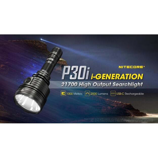 Žibintuvėlis PRECISE SERIES/2000 LUMENS P30I NITECORE 1