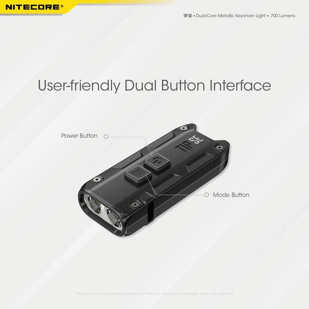 Žibintuvėlis T SERIES 700 LUMENS/TIP SE BLACK NITECORE 13