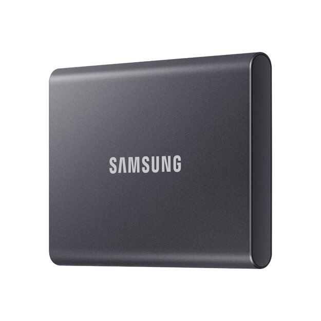 Išorinis kietasis diskas SSD SAMSUNG T7 2TB extern USB 3.2 Gen 2 indigo titan grey