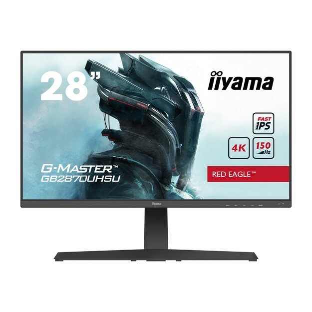 Monitorius IIYAMA GB2870UHSU-B1 28inch ETE Fast IPS Gaming G-Master Red Eagle UHD 3840x2160 150Hz 1000:1 400cd/m2 1ms HDMI 2.1 DP