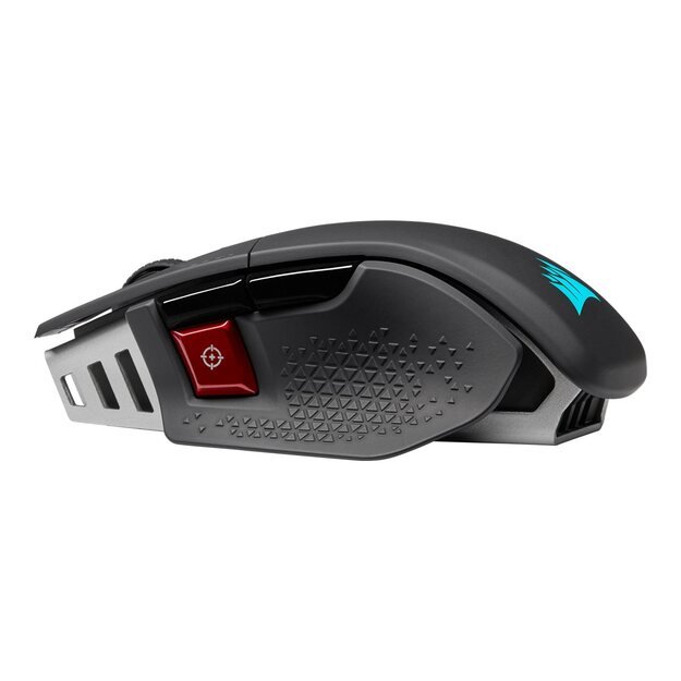 CORSAIR M65 RGB ULTRA Wireless Gaming Mouse Backlit RGB LED Optical Silver ALU Black