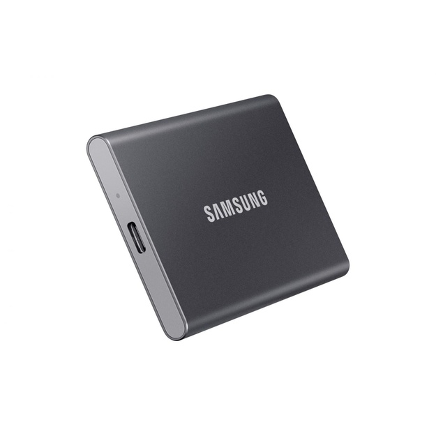 Išorinis kietasis diskas SSD |SAMSUNG|T7|1TB|USB 3.2|Write 1000 MBytes/sec|Read 1050 MBytes/sec|MU-PC1T0T/WW