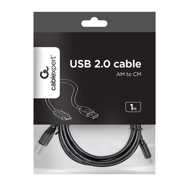 CABLE USB-C TO USB2 1M/CCP-USB2-AMCM-1M GEMBIRD