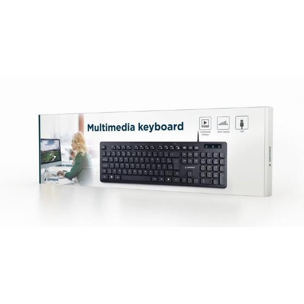 KEYBOARD MULTIMEDIA USB RUS/CHOCOLATE KB-MCH-04-RU GEMBIRD